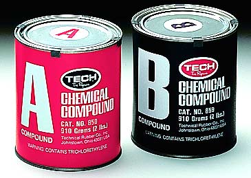 Двухкомпонентный состав «A & B» для холодной вулканизации