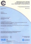Сертификат ISO-9001:2000 на балансировочные грузики "B.F." до 12.12.2009 года