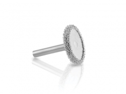 Абразивное крупнозернистое кольцо с валом (диаметр рабочей части 35 мм, зерно SSG 330) 