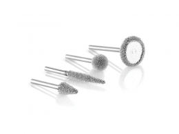 Набор мелкозернистых абразивов (кольцо, шарик, конус, карандаш) для легковых шин (зерно SSG 170) 