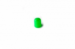 Колпачки пластиковые для вентилей, зеленые (100 шт. в уп)