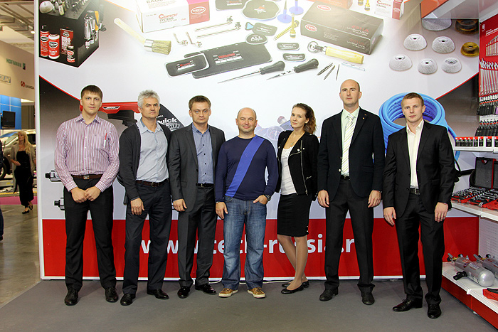 Оборудование и материалы для шиномонтажа TECH-RUSSIA на выставке ИНТЕРАВТО 2013 в выставочном комплексе КРОКУС-ЭКСПО МОСКВА.