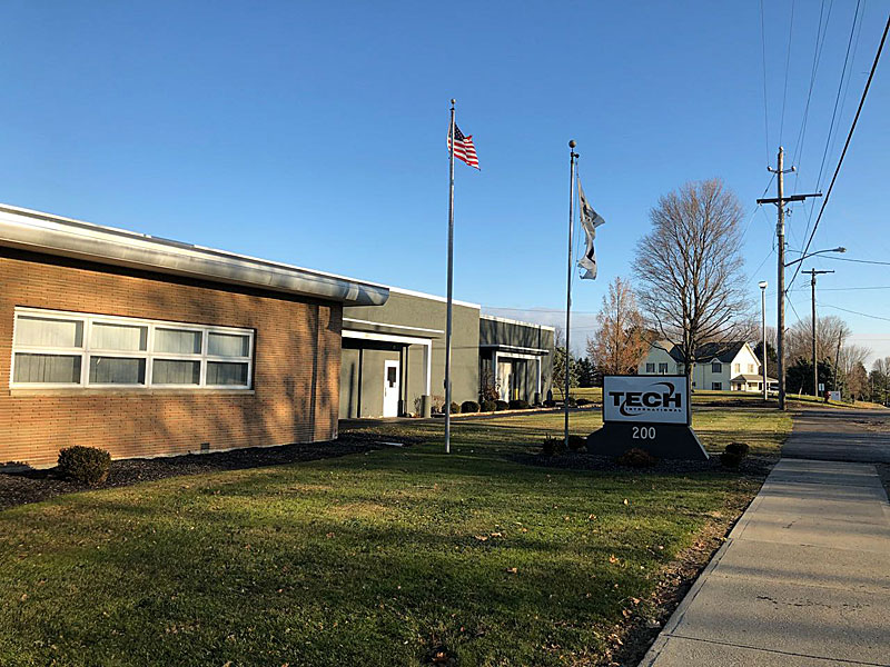 Штаб-квартира TECH International в г. Джонстаун, Огайо, США