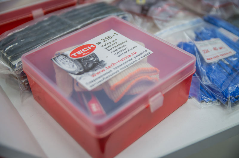 Аптечка для ремонта проколов шин жгутами TECH Аптечка для ремонта проколов шин жгутами TECH