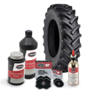 Ремонт диагональных шин сельскохозяйственных машин заплатами ВР