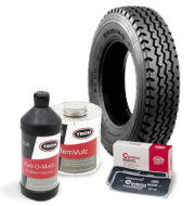 Ремонт протектора радиальных грузовых шин заплатами Centech