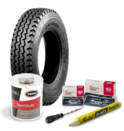 Ремонт боковых порезов с множественным повреждением корда заплатами Сentech