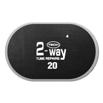 Заплатка овальная для ремонта автомобильных камер TECH 2-WAY 160х100 мм Заплатка овальная для ремонта автомобильных камер TECH 2-WAY 160х100 мм