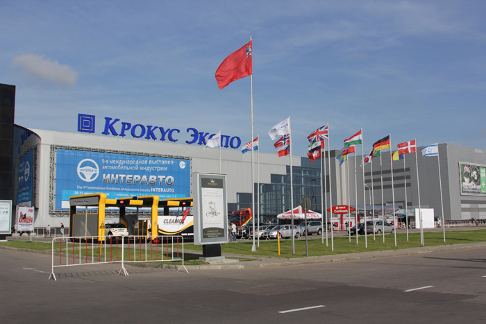 Оборудование и материалы для шиномонтажа TECH-RUSSIA на выставке ИНТЕРАВТО 2013 в выставочном комплексе КРОКУС-ЭКСПО МОСКВА.