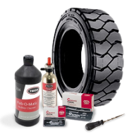 Ремонт боковины радиальных шин внедорожной и землеройной техники заплатами Centech