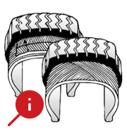 Конструкция радиальной и диагональной шины