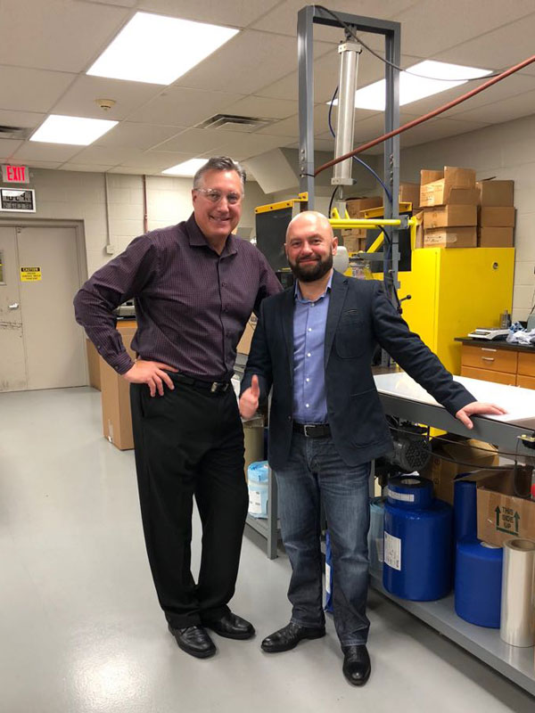 Президент TECH Int Майкл Мюррей и руководитель TECH-RUSSIA Аркадий Коршунов