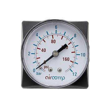 Манометр 1/8 дюйма с диаметром 50 мм и шкалой измерения давления от 0 до 12 бар Манометр 1/8 дюйма с диаметром 50 мм и шкалой измерения давления от 0 до 12 бар