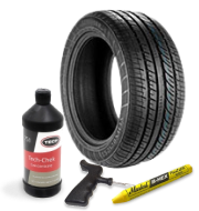 Ремонт бескамерных шин с помощью бутилкаучуковых жгутов №228 и №230