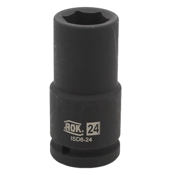 Ударная головка 3/4 дюйма удлиненная 24 мм AOK
