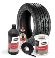 Ремонт боковых порезов при помощи заплат Centech на радиальных шинах легковых автомобилей