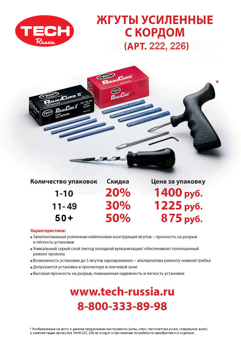 Спецакция! Жгуты PERMACURE