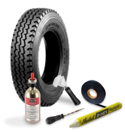 Ремонт боковых порезов на грузовых радиальных шинах заплатами Centech