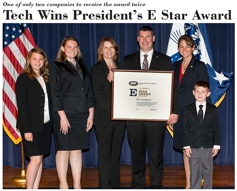 Tech International получила награду "Е-Star" президента США