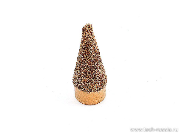 Шероховальный среднезернистый конус, диаметр 20 мм, длина 50 мм, зерно 36