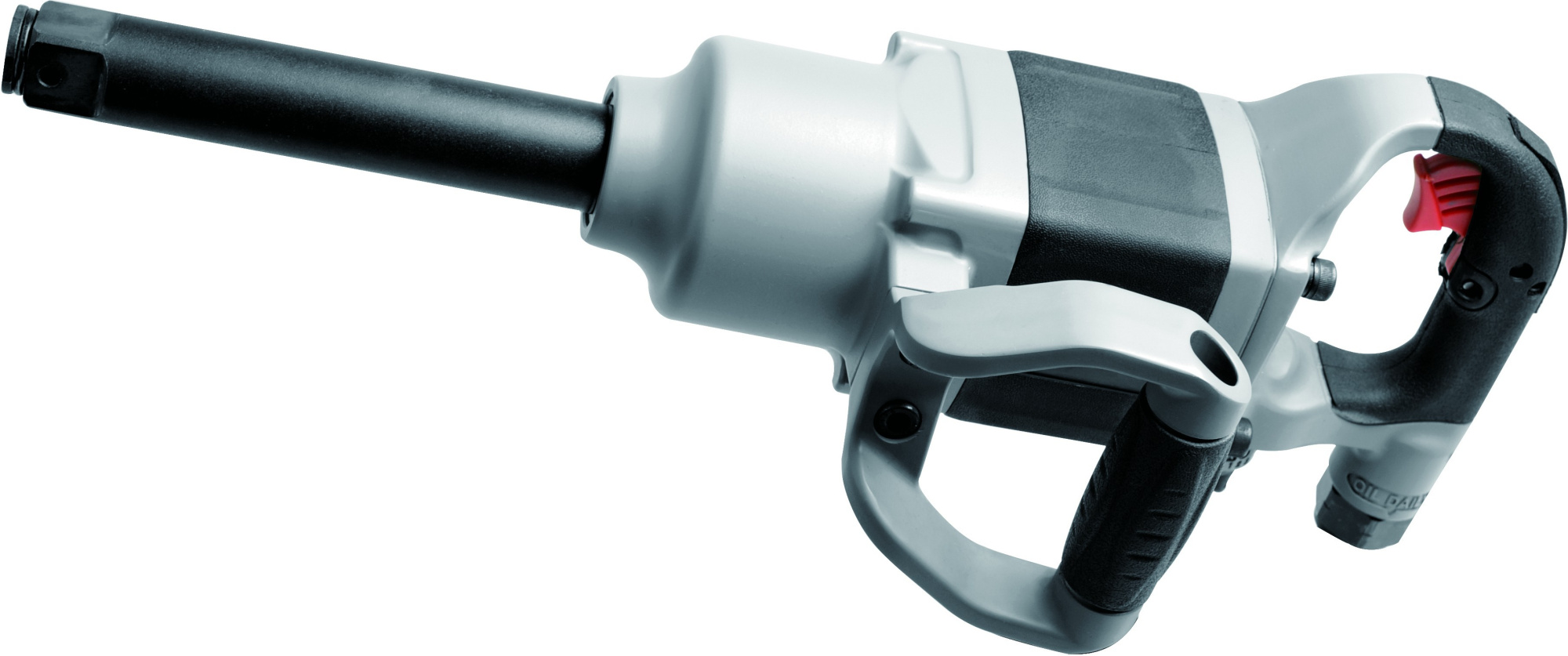Гайковерт ударный 1 дюйм, усилие 2800 Нм, 5000 об/мин, корпус из сплава алюминия и композита, вес 8,1 кг