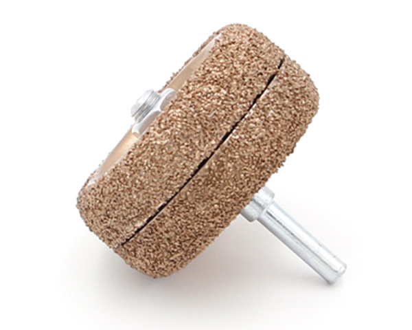 Комплект из двух шероховальных среднезернистых полусфер S1011 и длинного адаптера S1049