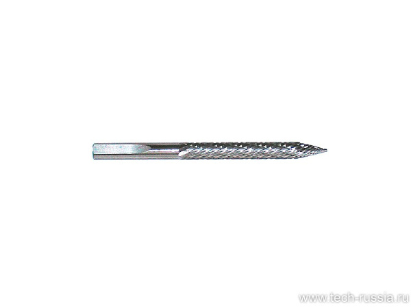 Карбидная фреза расточка 6 мм для ремонта прокола грибком или ножкой грибка диаметром 7 мм арт. 250UL и 250-1UL