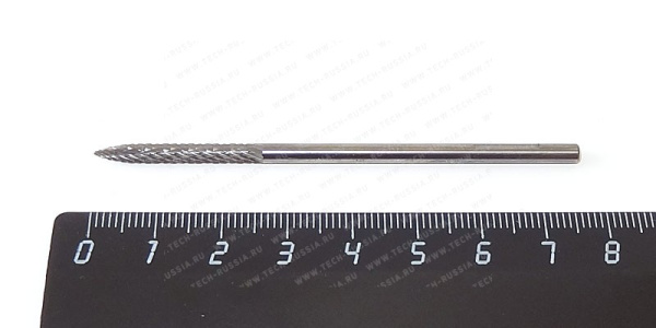 Карбидная фреза расточка 3 мм для ремонта прокола грибком с диаметром ножки 3.5 мм арт. 249 UL