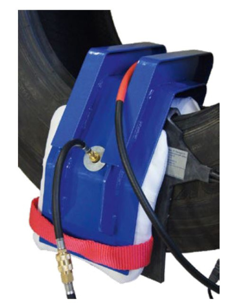 Вулканизатор пневматический для ремонта боковых повреждений грузовых, индустриальных и сельскохозяйственных шин