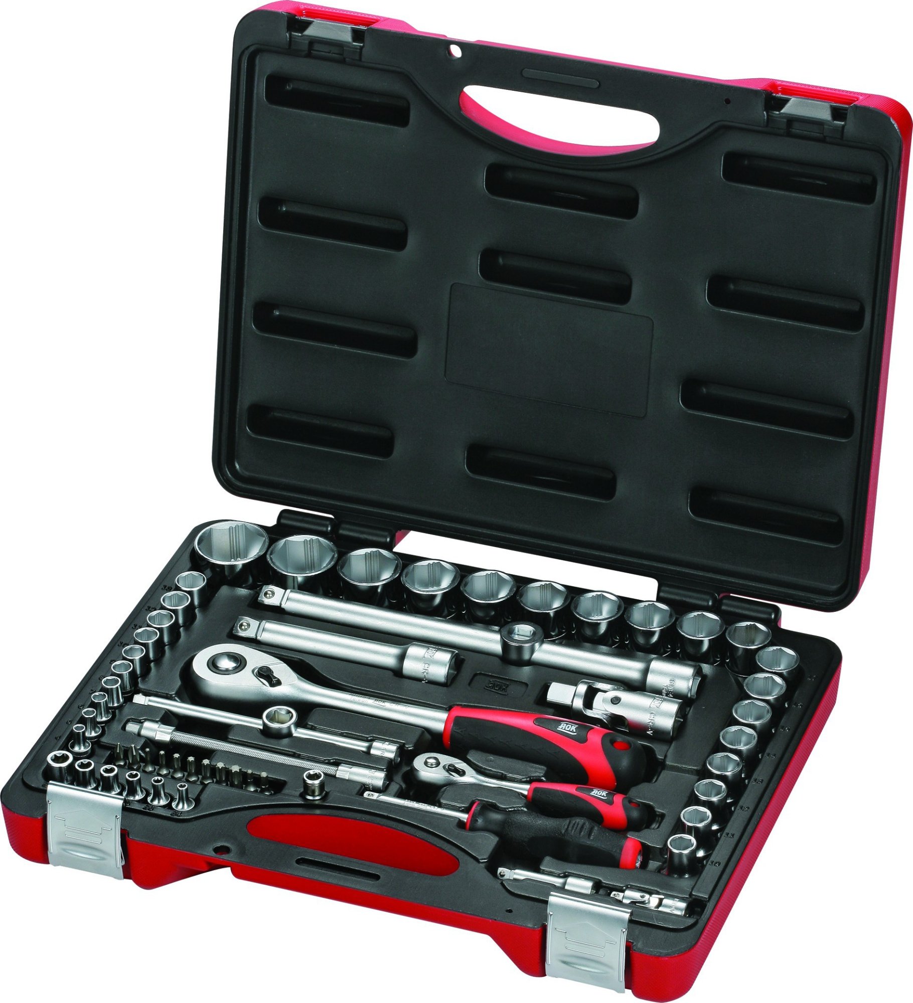 Набор стандартных головок с трещоткой и удлинителями, размер 1/2 дюйма 10-32 мм и 1/4 дюйма 4-13 мм Набор стандартных головок с трещоткой и удлинителями, размер 1/2 дюйма 10-32 мм и 1/4 дюйма 4-13 мм