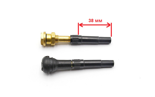Пластиковый колпачковый удлинитель вентиля, длина 38 мм