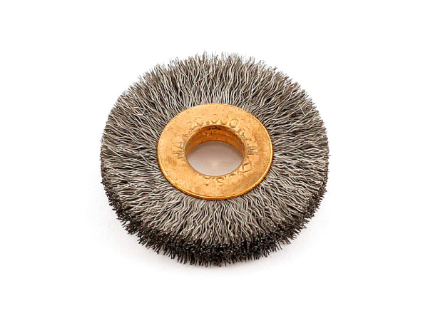 Мягкая текстурная металлощётка, диаметр 40 мм