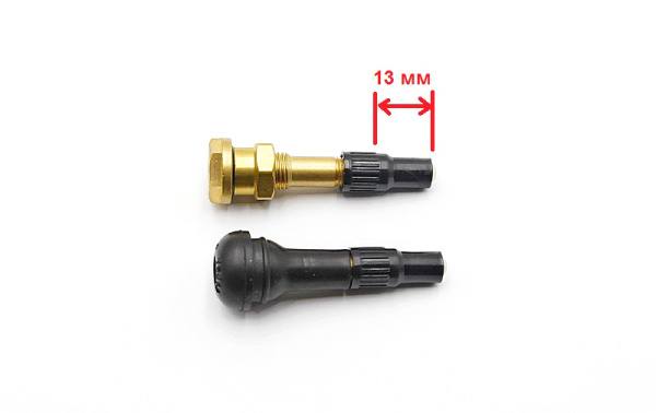 Пластиковый колпачковый удлинитель вентиля, длина 13 мм
